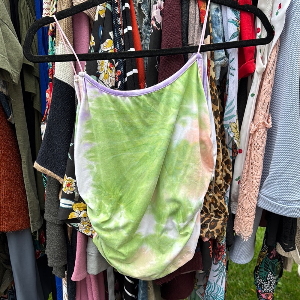 Tie-Dye Spaghetti Strap Top